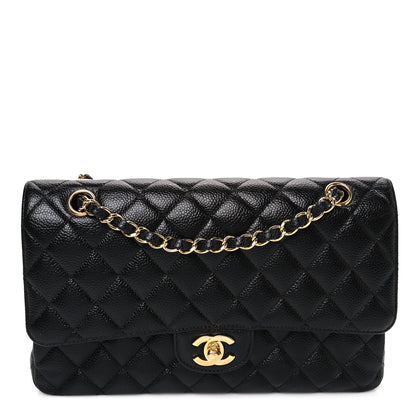 Chanel Caviar Quilted Medium Double Flap Black 1 of 11