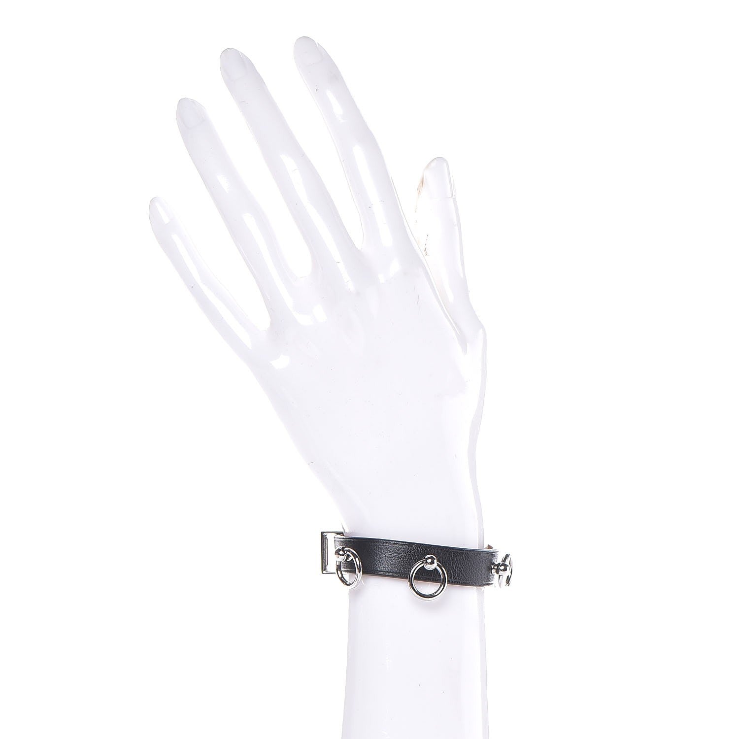 Hermes Swift Mini Dog Rings Bracelet T2 Black 2 of 7