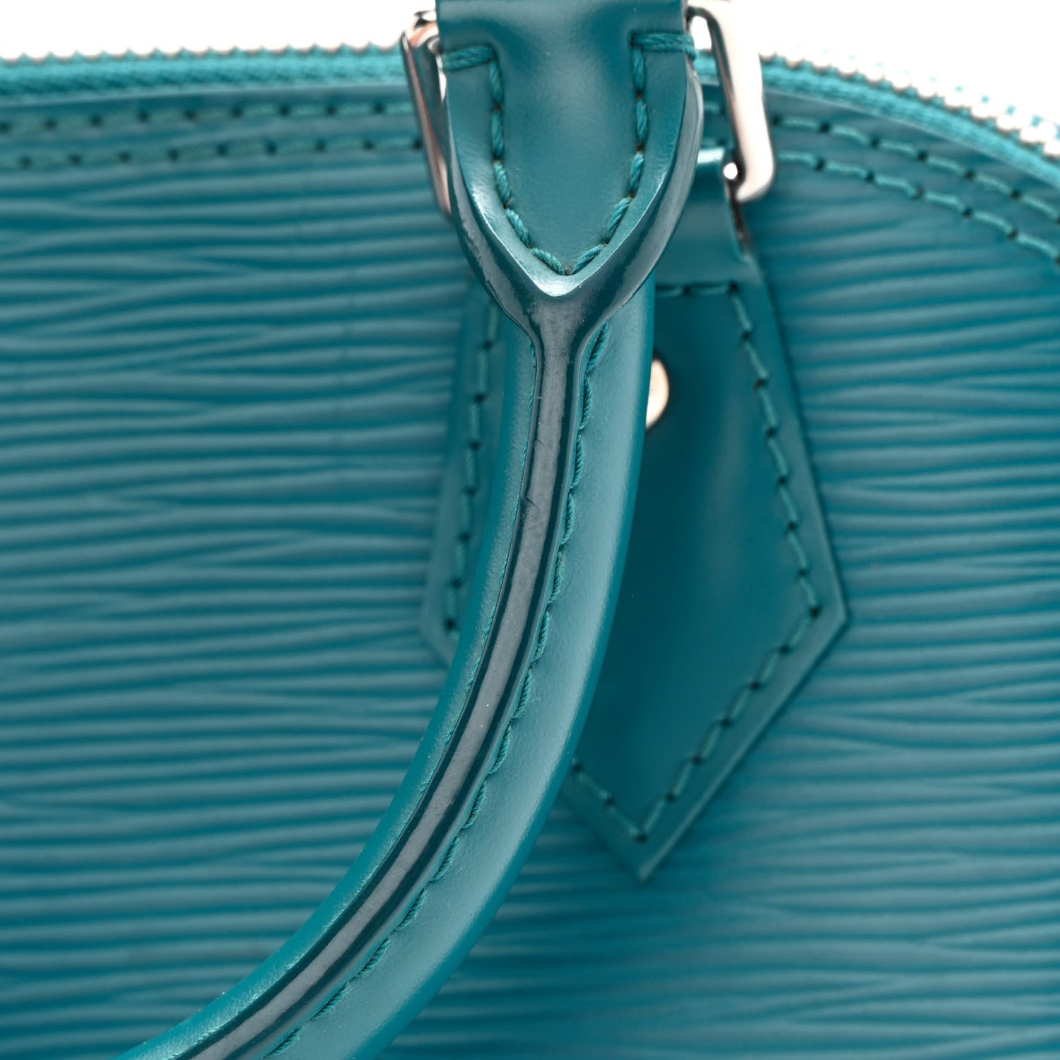 Louis Vuitton Epi Alma BB Cyan 11 of 15