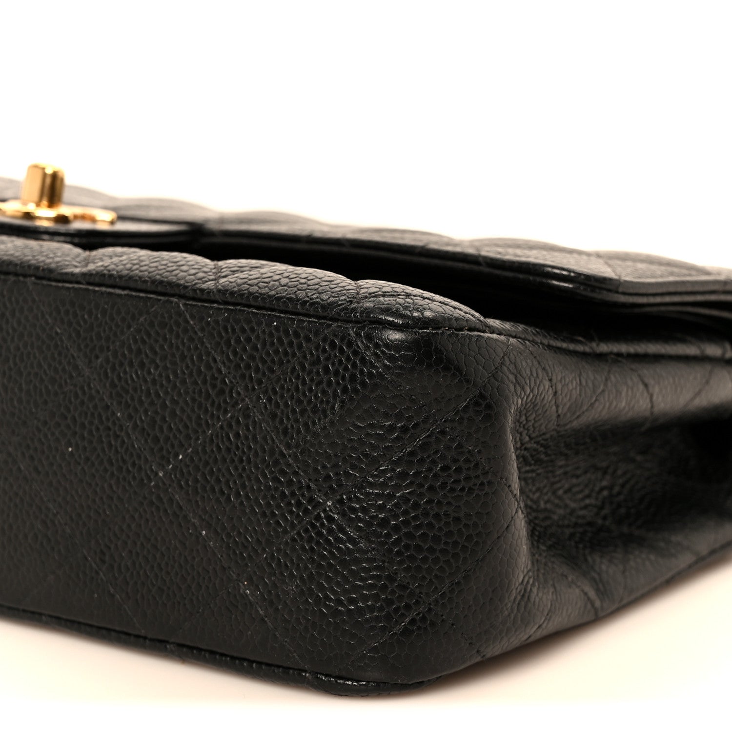 Chanel Caviar Quilted Medium Double Flap Black 11 of 12