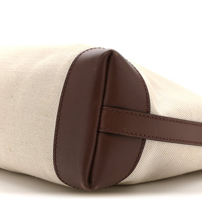 Gucci Canvas Calfskin Small Craft Tote Brown 13 of 17