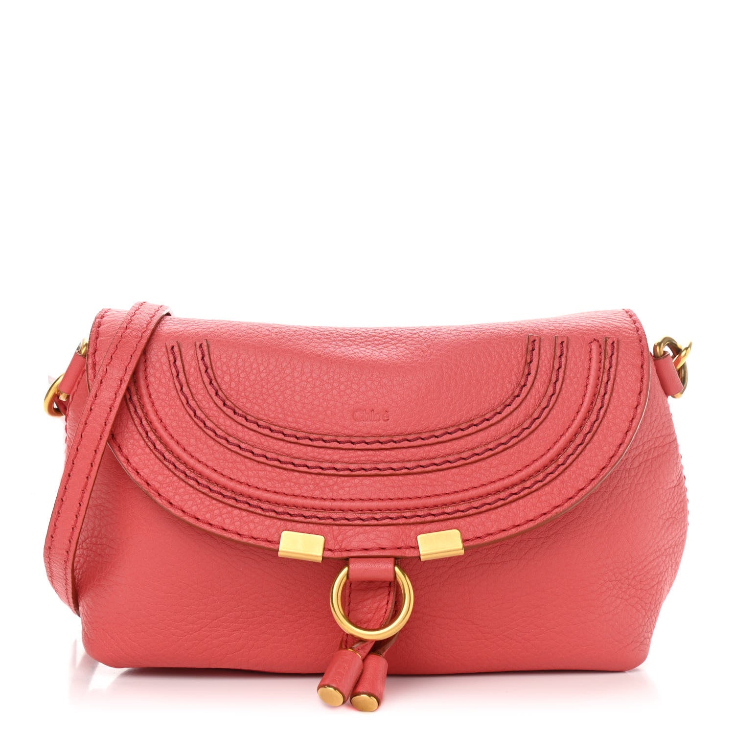 Chloe Calfskin Marcie Pochette Crossbody Bag Paradise Pink 1 of 11