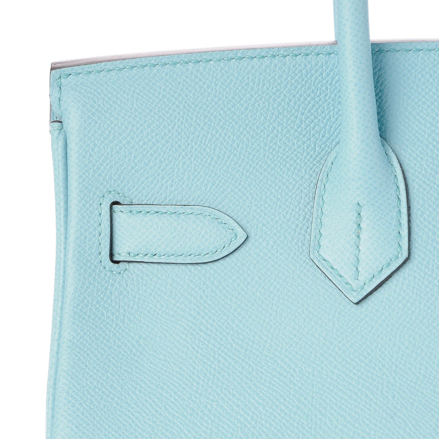 Epsom Birkin 30 Bleu Atoll