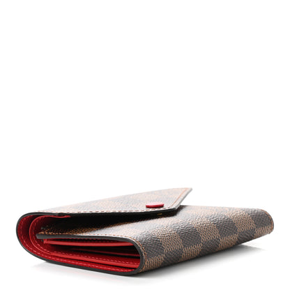 Louis Vuitton Damier Ebene Victorine Wallet Cherry 4 of 8
