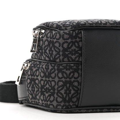 Loewe Jacquard Anagram Calfskin Mini Camera Bag Anthracite Black 8 of 8