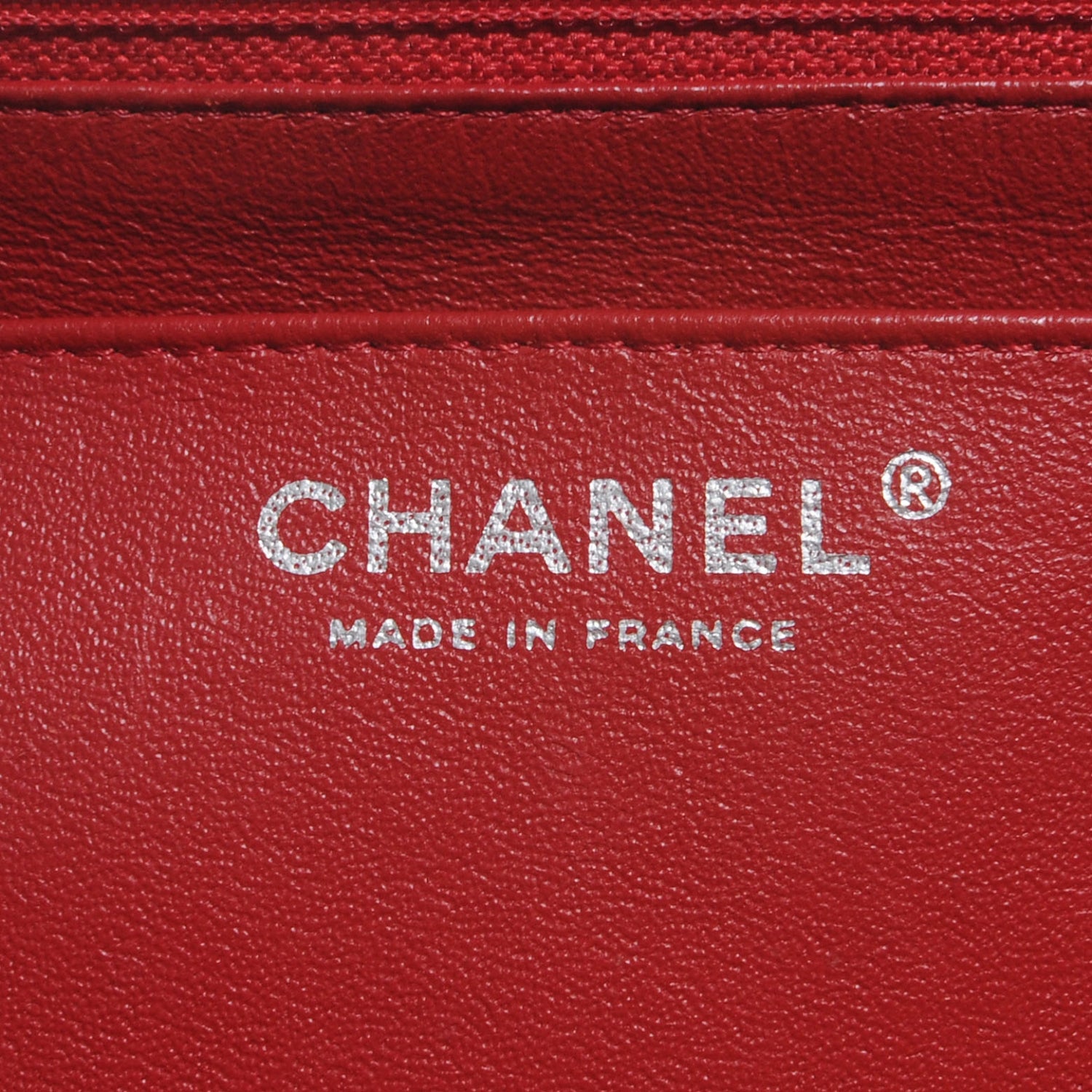 Chanel Lambskin Quilted Maxi Single Flap Red 6 of 8