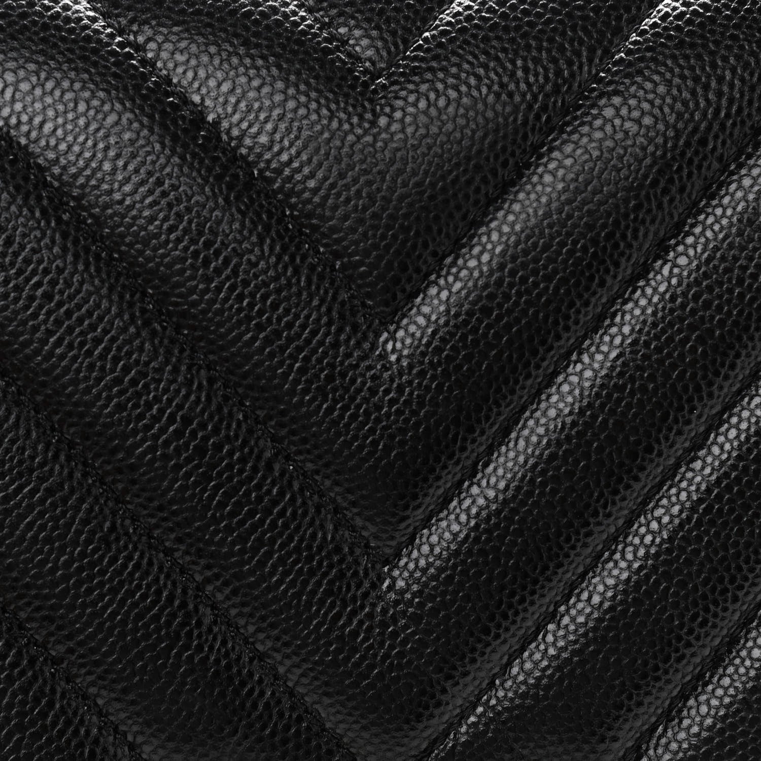 Chanel Caviar Chevron Quilted Medium Boy Flap Black 10 of 10