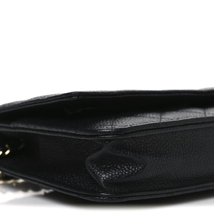 Chanel Caviar Quilted Wallet on Chain WOC Black 10 of 12