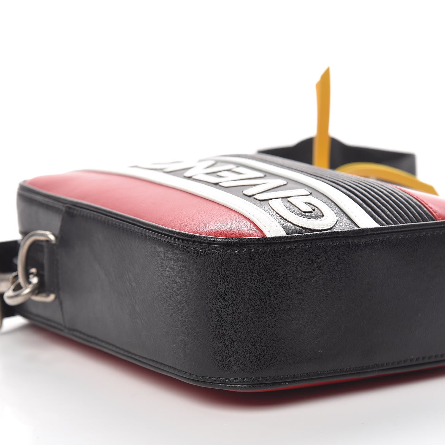 Givenchy Calfskin MC3 Crossbody Bag Black Red White 8 of 9