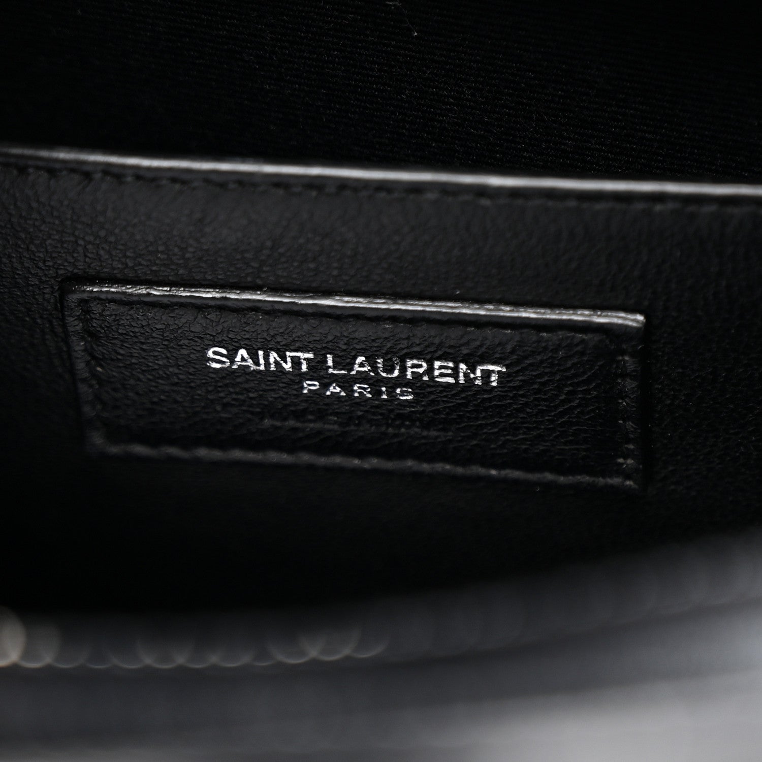 Saint Laurent Canvas Calfskin Small Uptown Tote Black 6 of 11
