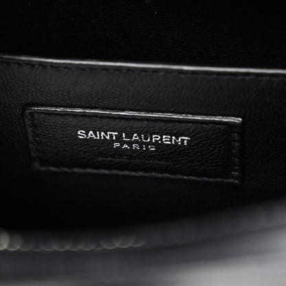 Saint Laurent Canvas Calfskin Small Uptown Tote Black 6 of 11