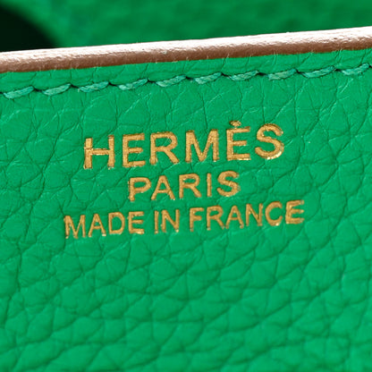 Hermes Taurillon Clemence Birkin 35 Menthe 6 of 12