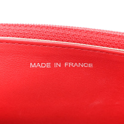 Chanel Caviar Sevruga Wallet on Chain WOC Red 6 of 14