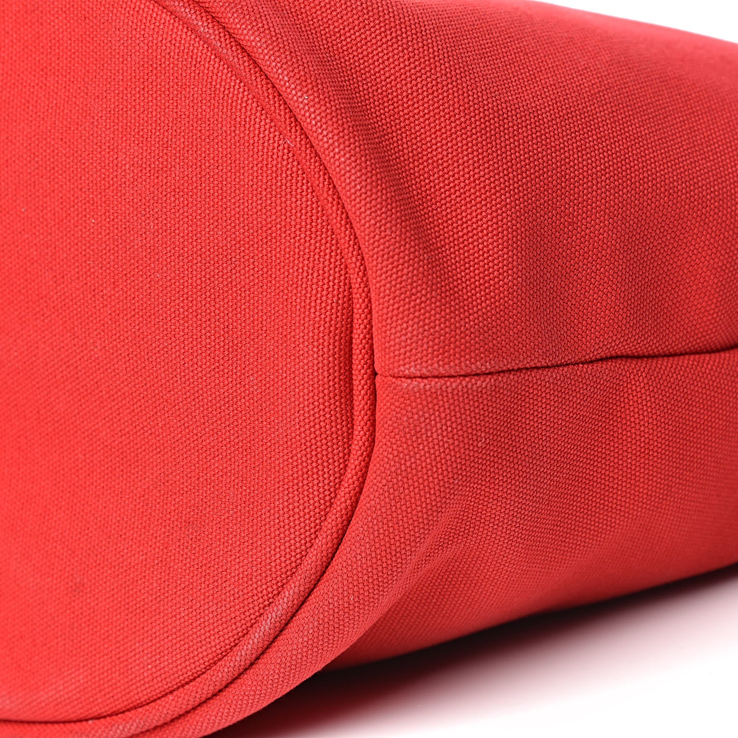 Prada Canapa Small Shopping Tote Rosso 9 of 13