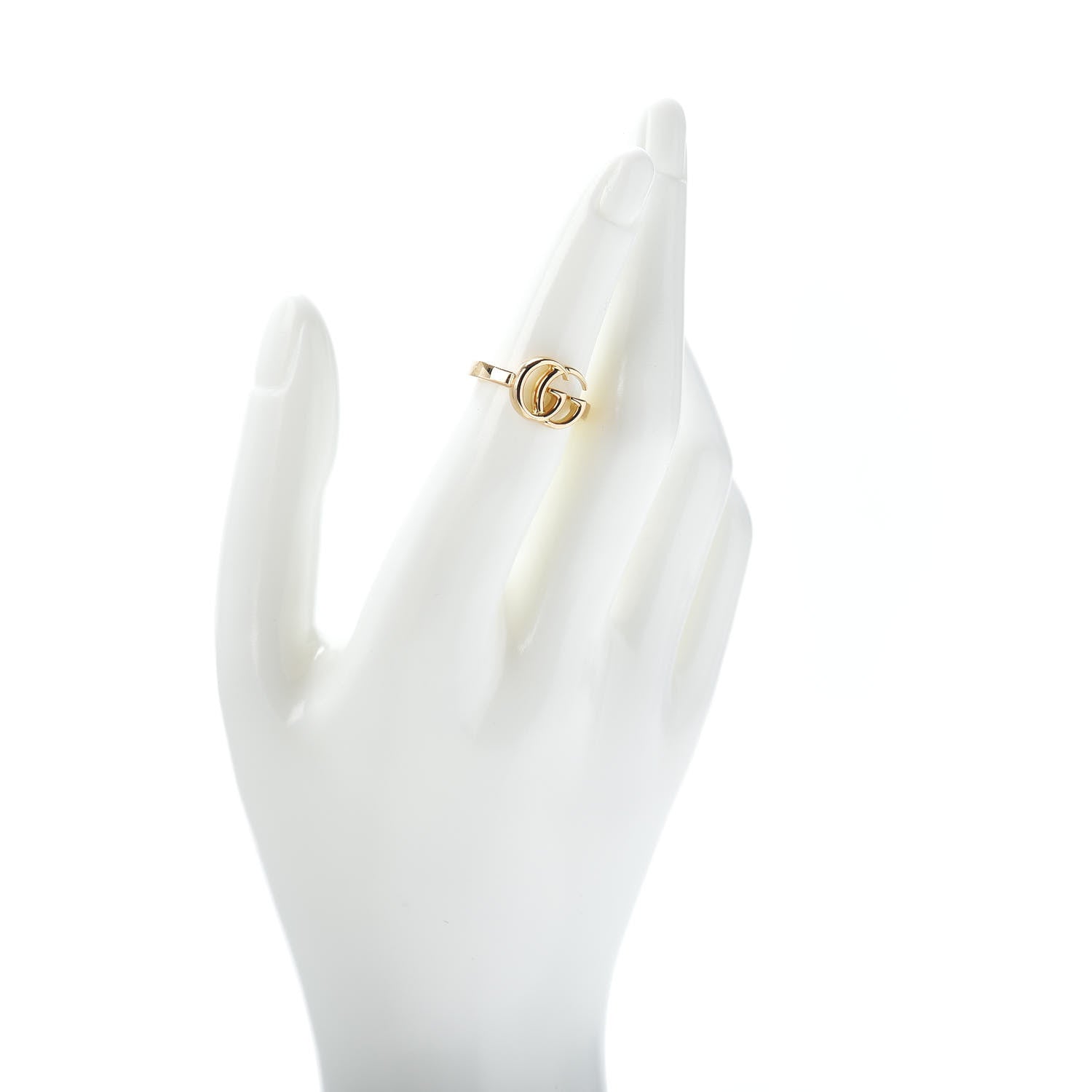 Gucci 18K Yellow Gold Running GG Ring 49 5 2 of 6