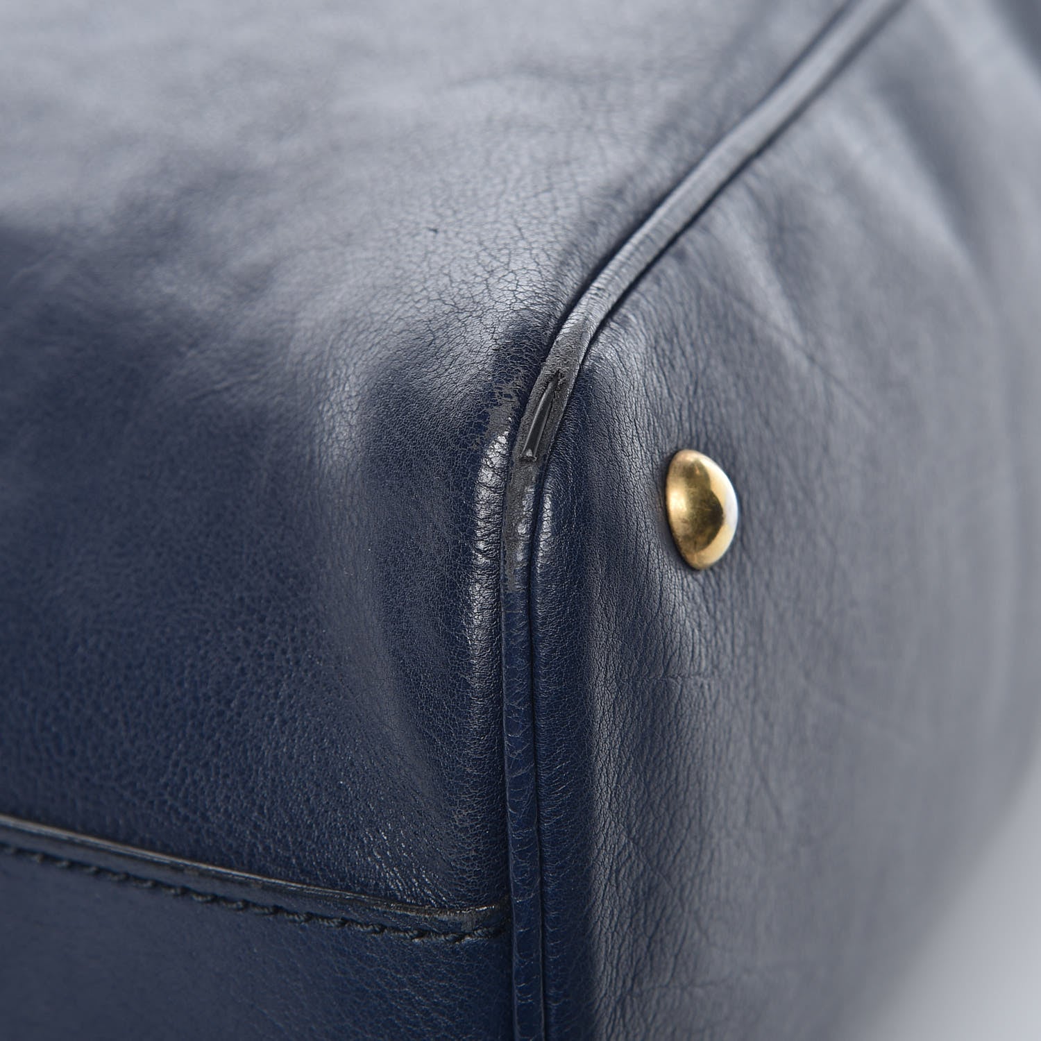 Saint Laurent Calfskin Large Muse Navy Blue 13 of 16
