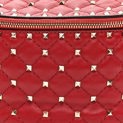 Valentino Garavani Lambskin Free Rockstud Spike Belt Bag 85 Rosso Valentino 7 of 9