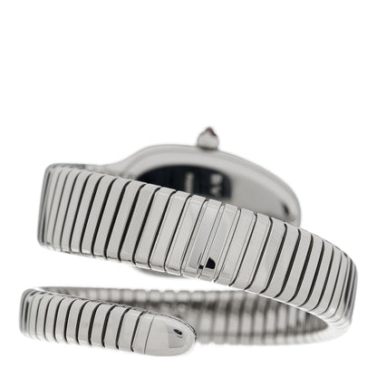 Bulgari Stainless Steel Diamond Bezel 35mm Serpenti Tubogas Quartz Watch 3 of 5