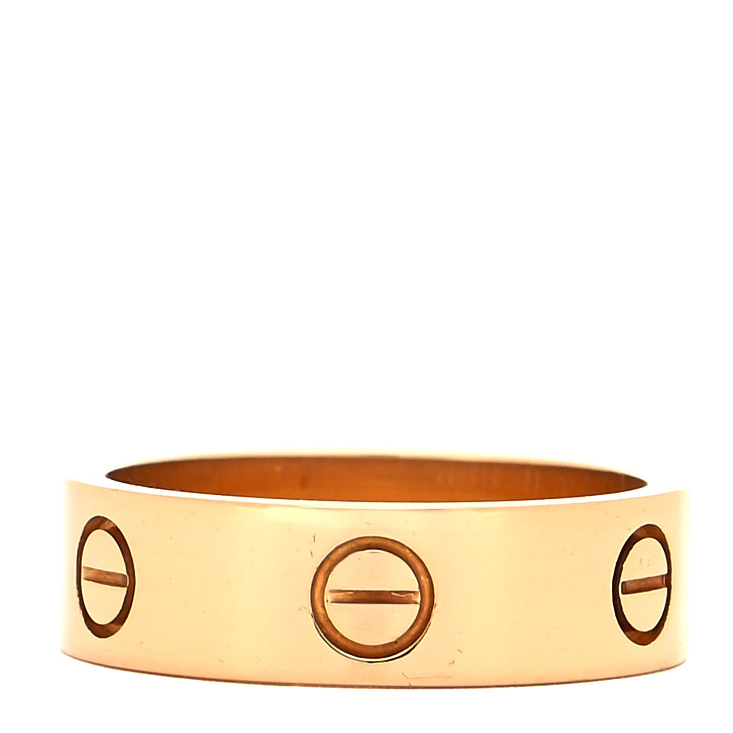 Cartier 18K Yellow Gold 6mm LOVE Ring 57 8 1 of 5