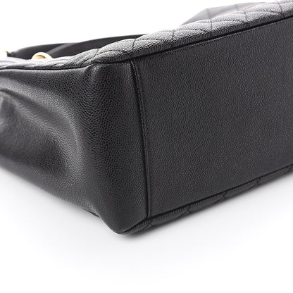 Chanel Caviar Quilted Grand Shopping Tote GST Black 8 of 9