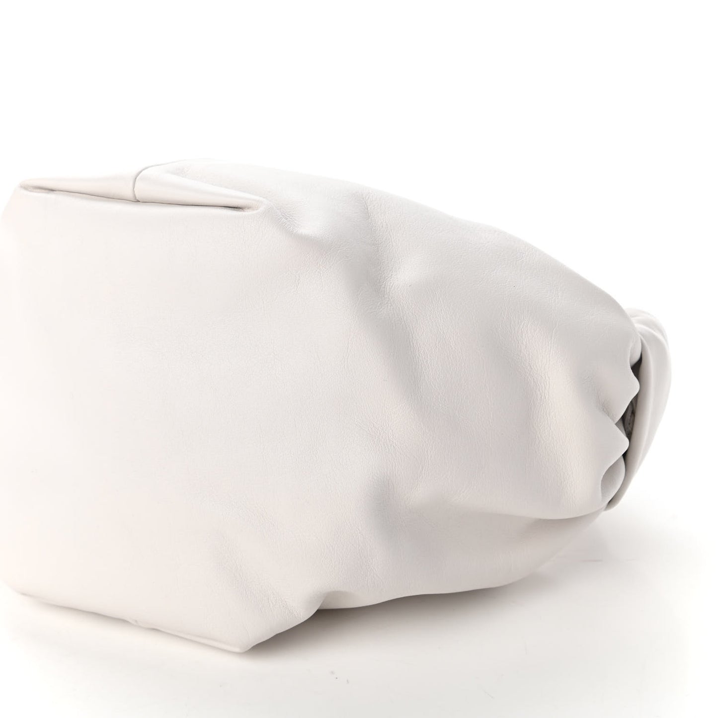 Calfskin Mini Double Knot Bag White