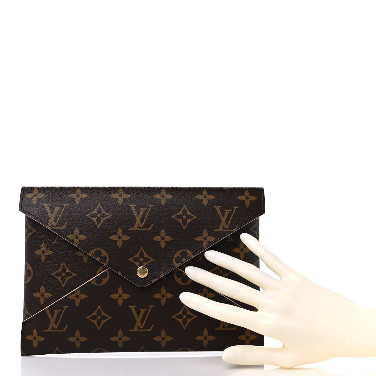 Monogram Large Kirigami Pochette Insert Rose Ballerine