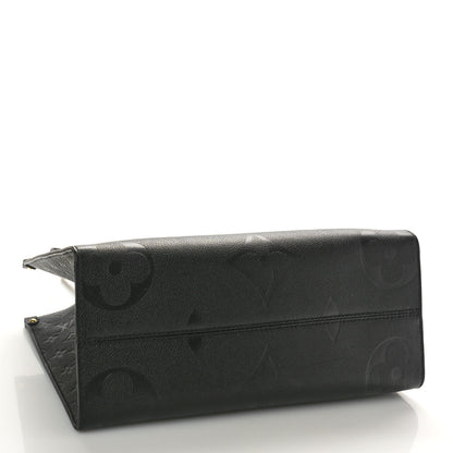 Louis Vuitton Empreinte Monogram Giant OnTheGo MM Black 4 of 9