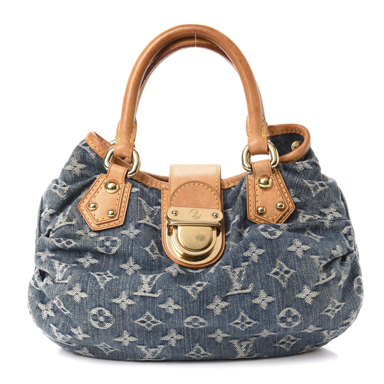 Louis Vuitton Monogram Denim Pleaty Blue 1 of 12