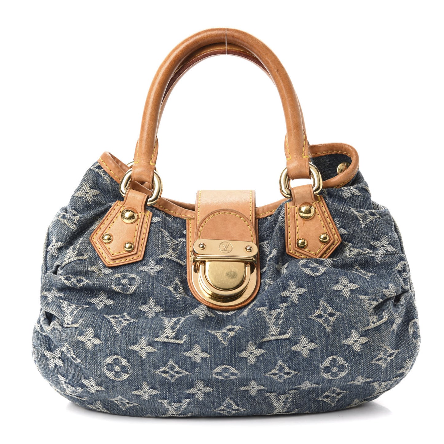 Monogram Denim Pleaty Blue