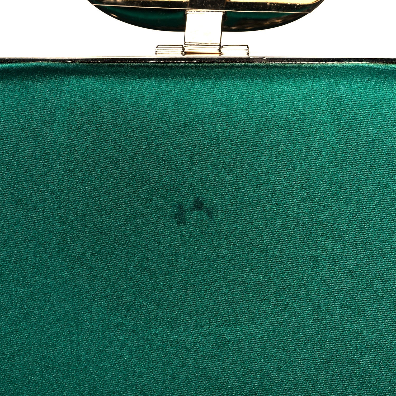 Jimmy Choo Satin Crystal Leonis Clutch Green 10 of 10