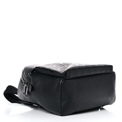 Fendi Vitello Grace FF 1974 Embossed Backpack Black 3 of 22