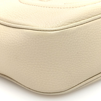 Gucci Pebbled Calfskin Small Soho Disco Bag Off White 10 of 14