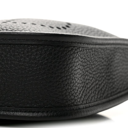Hermes Taurillon Clemence Evelyne TPM Black 10 of 11