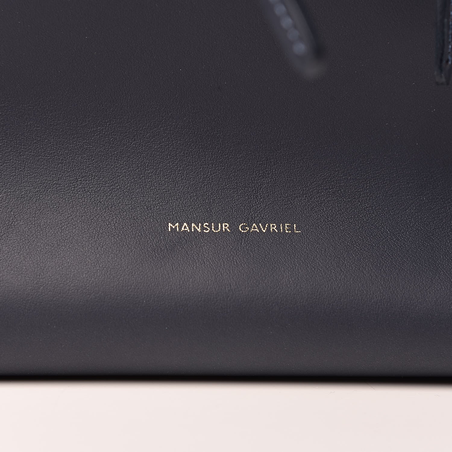 Mansur Gavriel Calfskin Bucket Bag Blu 11 of 11