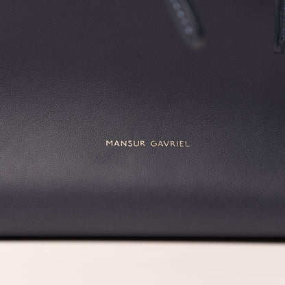 Mansur Gavriel Calfskin Bucket Bag Blu 11 of 11