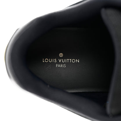 Louis Vuitton Calfskin Mens Zig Zag Sneakers 11.5 Black Blue 8 of 14