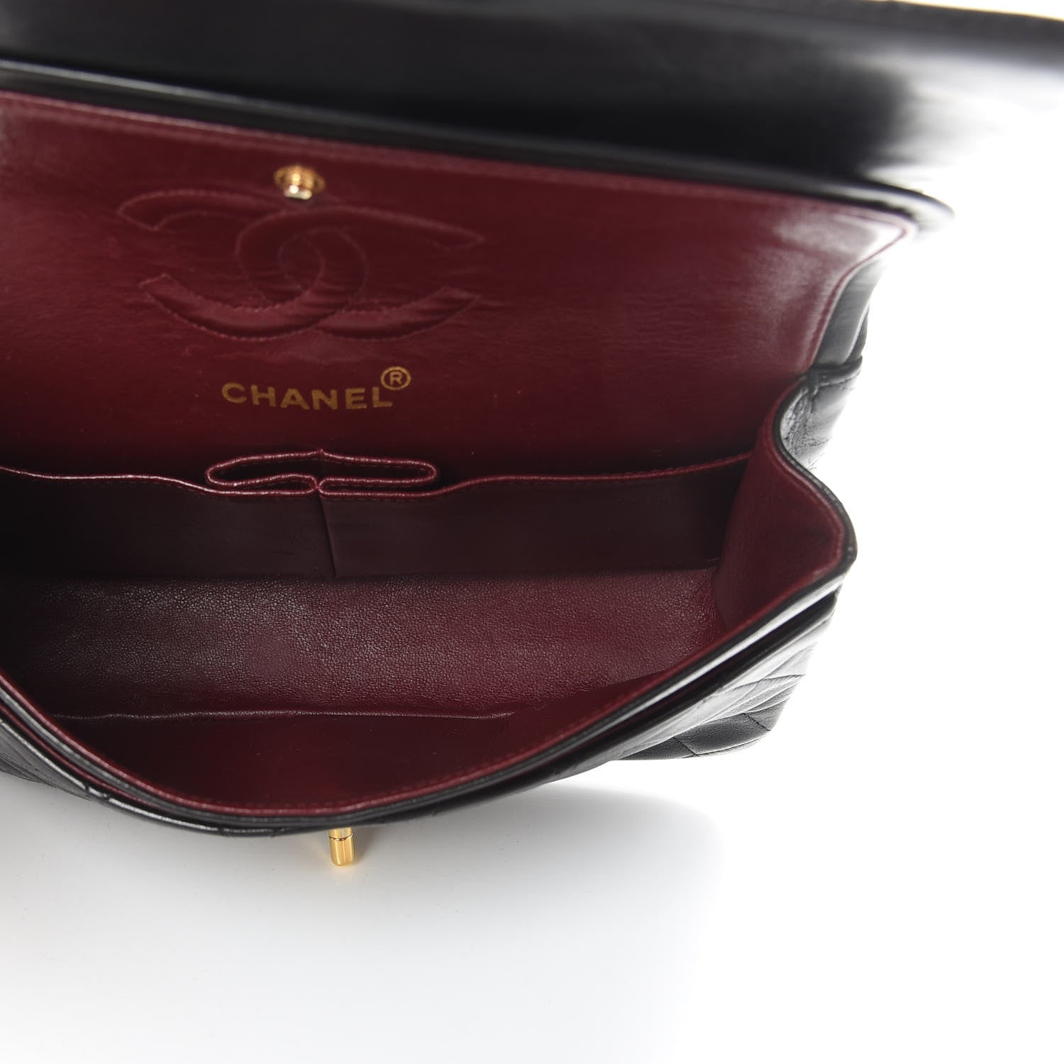 Chanel Lambskin Quilted Small Double Flap Black 5 of 15