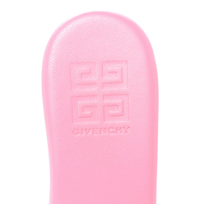 Givenchy Coated Canvas Logo 4G Embossed Flat Sandals 36.5 Pink 8 of 9