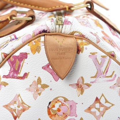 Louis Vuitton Watercolor Aquarelle Speedy 30 White 7 of 8