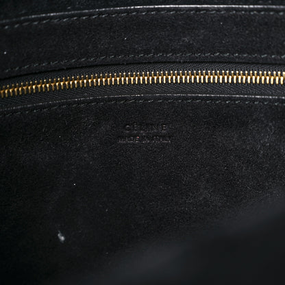 Celine Soft Grained Calfskin Sangle Bucket Bag Black 6 of 16