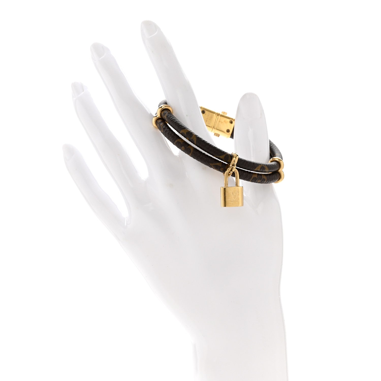 Louis Vuitton Monogram Keep It Twice Bracelet 17 2 of 4