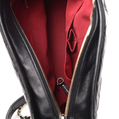 Chanel Aged Calfskin Quilted Medium Gabrielle Hobo Black 5 of 17