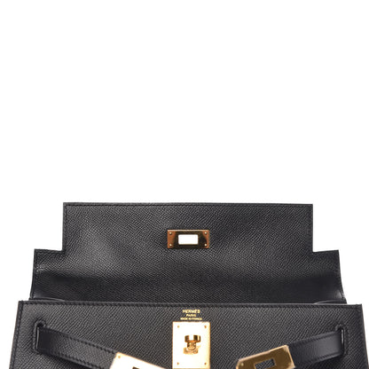 Hermes Epsom Kelly Sellier 28 Black 8 of 39