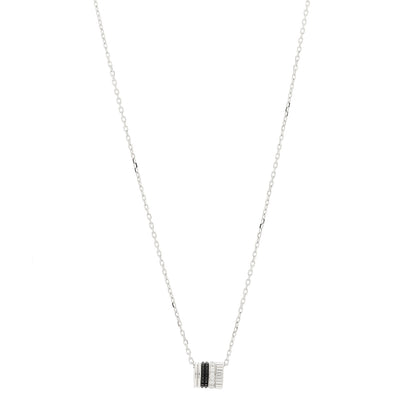 Boucheron 18K White Gold Diamond PVD Quatre SM Ring Pendant Necklace 1 of 6