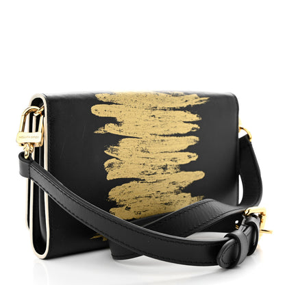 Louis Vuitton Calfskin Twist Chain Wallet Light Gold 3 of 9