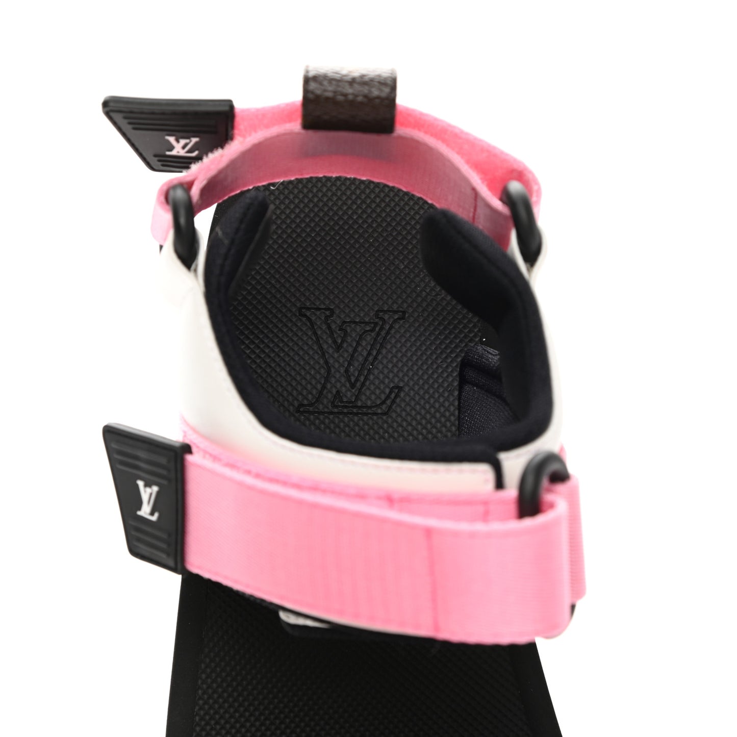 Monogram Flat Arcade Sandals 37 Pink