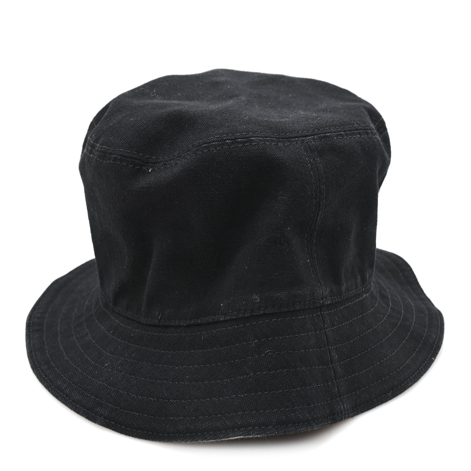 Christian Dior Cotton Logo Bucket Hat S Black 6 of 10