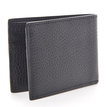 Gucci Pebbled Calfskin Bi-Fold Wallet Black 3 of 6