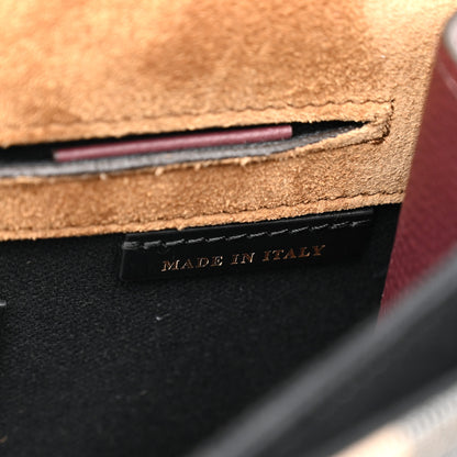 Burberry Derby Calfskin House Check Small Macken Crossbody Bag Mahogany Red 7 of 16