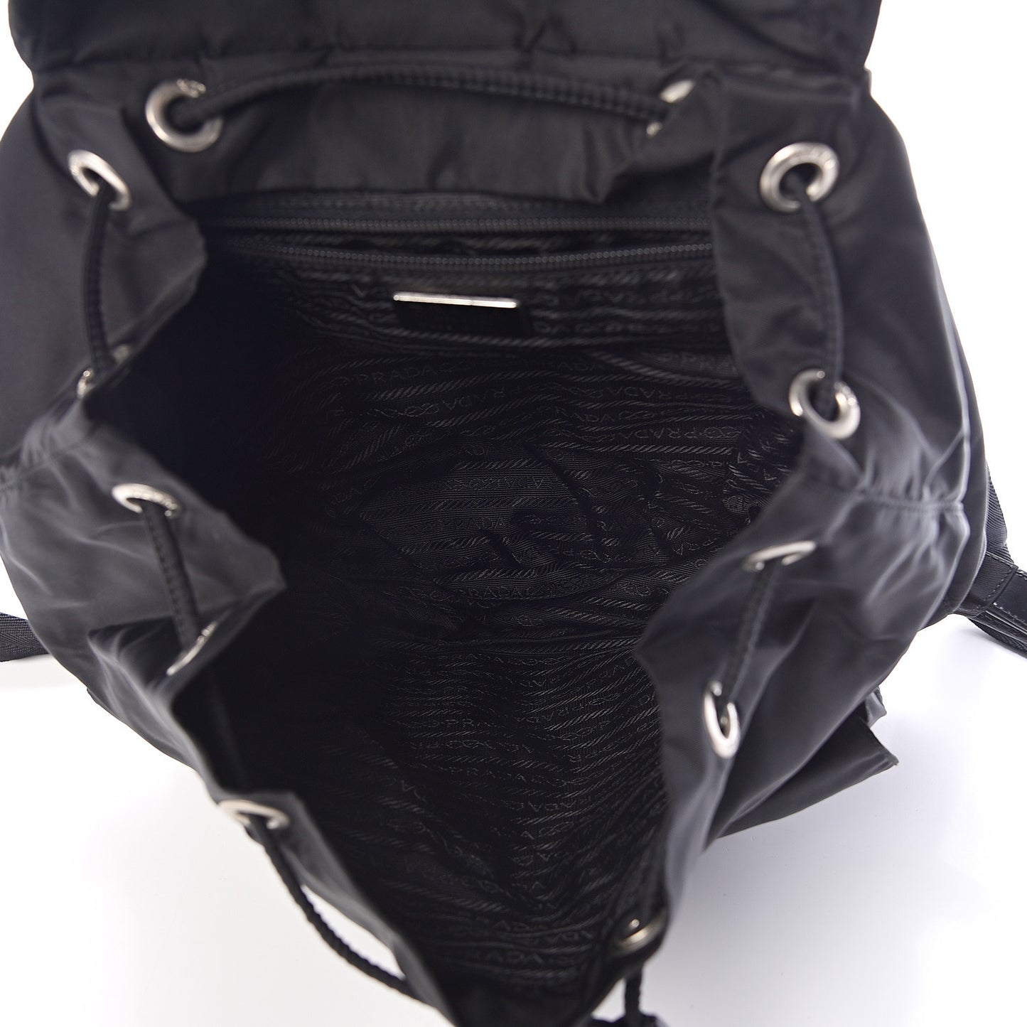 Nylon Vela Medium Backpack Black
